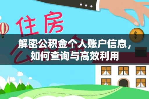 广东解密公积金个人账户信息，如何查询与高效利用