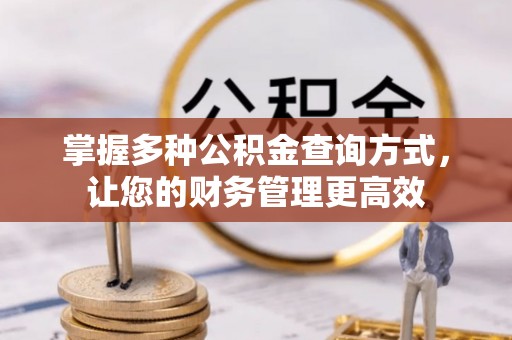 广东掌握多种公积金查询方式，让您的财务管理更高效