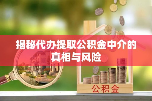 广东揭秘代办提取公积金中介的真相与风险