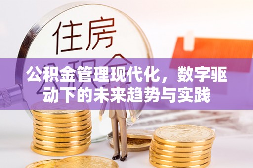 广东公积金管理现代化，数字驱动下的未来趋势与实践