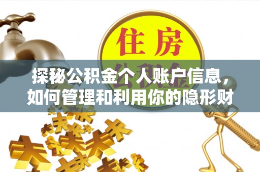 广东探秘公积金个人账户信息，如何管理和利用你的隐形财富