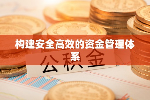 广东构建安全高效的资金管理体系