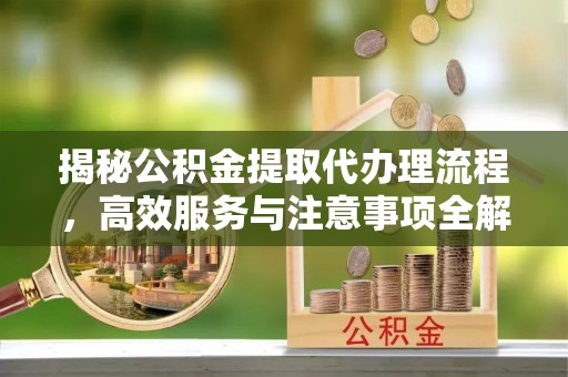 广东揭秘公积金提取代办理流程，高效服务与注意事项全解析
