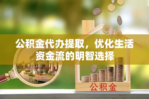 广东公积金代办提取，优化生活资金流的明智选择