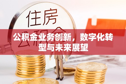 广东公积金业务创新，数字化转型与未来展望