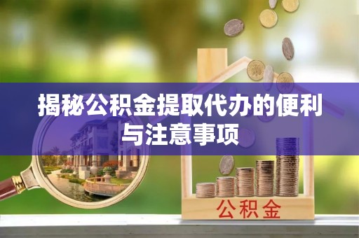 广东揭秘公积金提取代办的便利与注意事项