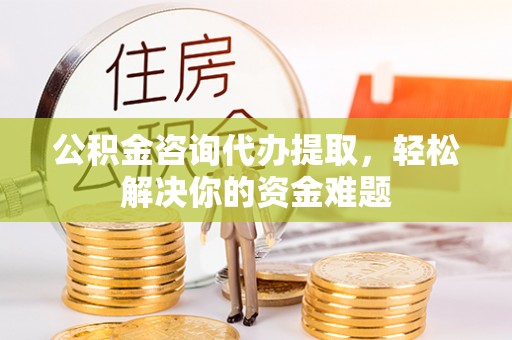 广东公积金咨询代办提取，轻松解决你的资金难题