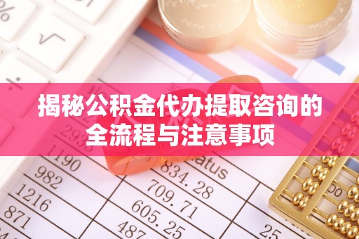 广东揭秘公积金代办提取咨询的全流程与注意事项