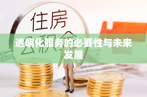 广东透明化服务的必要性与未来发展