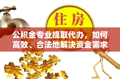 广东公积金专业提取代办，如何高效、合法地解决资金需求？