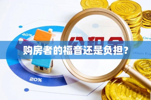 广东购房者的福音还是负担？