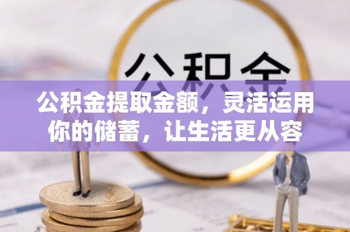 广东公积金提取金额，灵活运用你的储蓄，让生活更从容