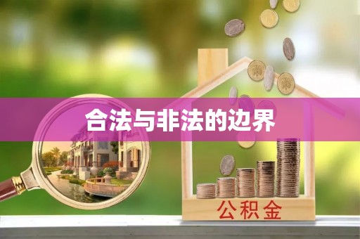 广东合法与非法的边界
