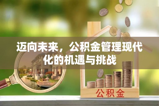广东迈向未来，公积金管理现代化的机遇与挑战