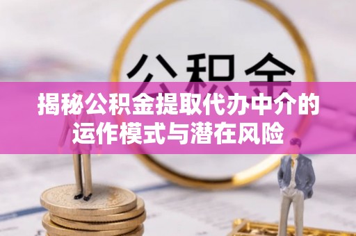 广东揭秘公积金提取代办中介的运作模式与潜在风险