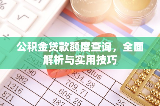 广东公积金贷款额度查询，全面解析与实用技巧